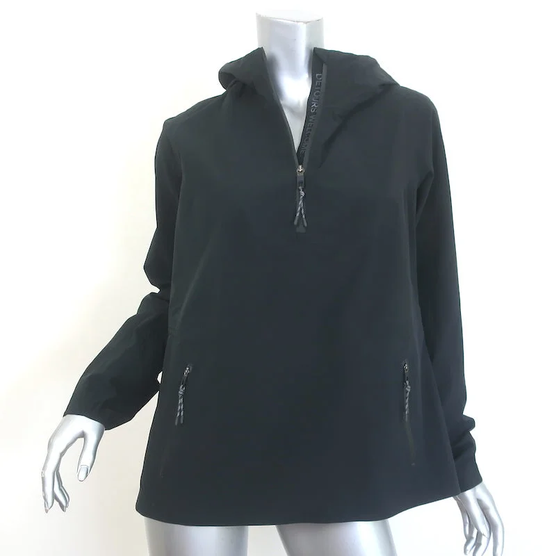 Lululemon Waterproof Hiking Half-Zip Pullover Jacket Black Size 4