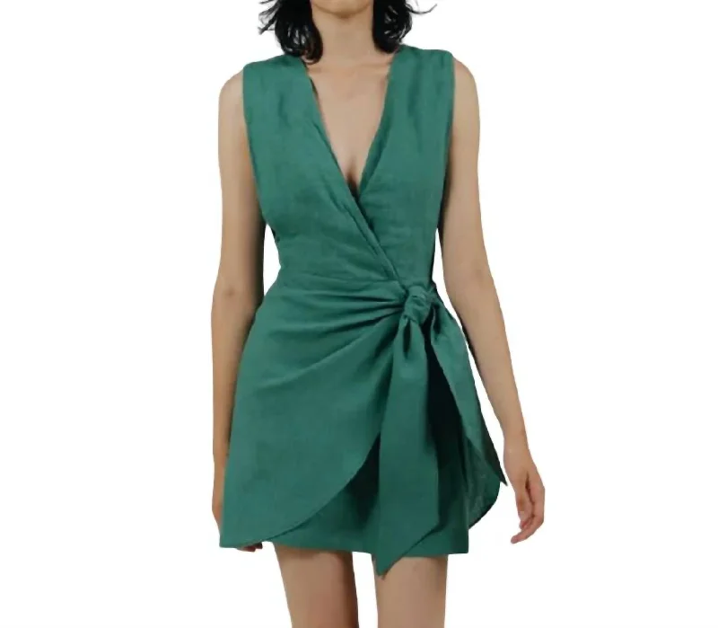 Masaru Dress In Green