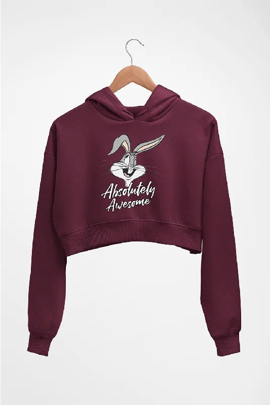 bugs bunny Crop HOODIE FOR WOMEN