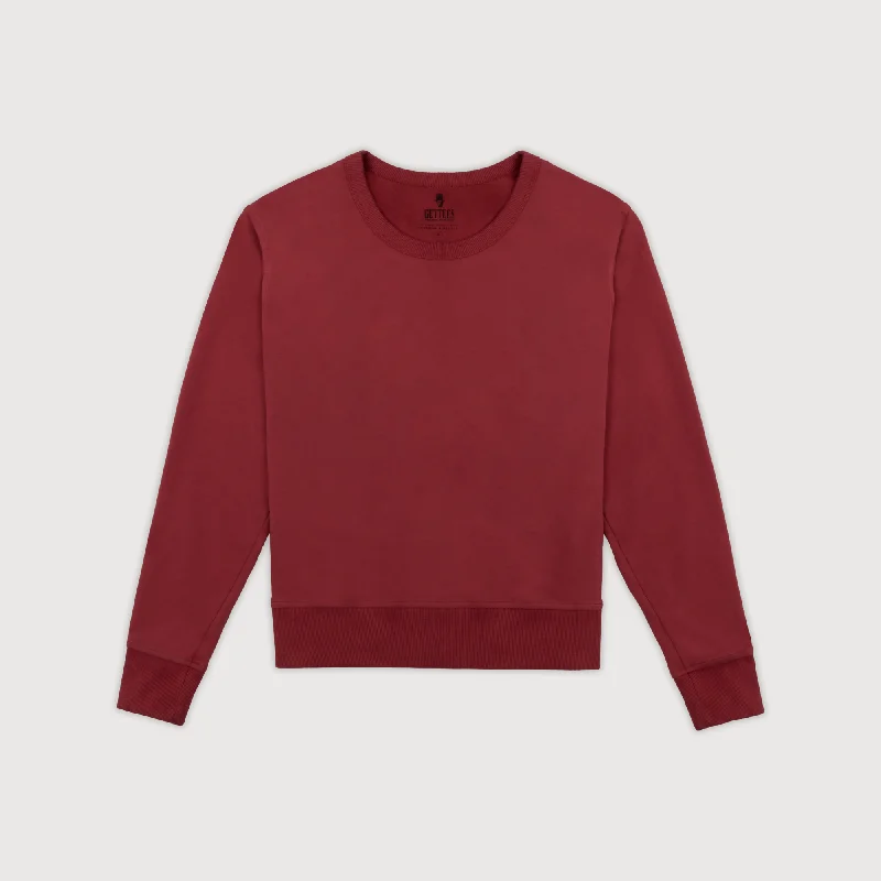 Women's Classic Crewneck - Brick