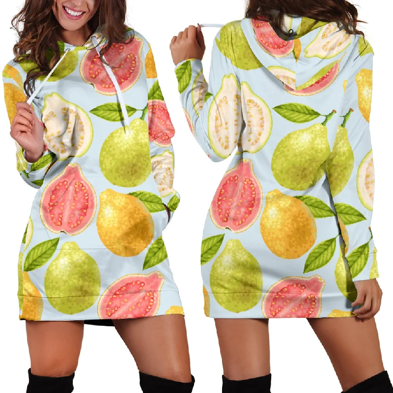 Guava Design Pattern Women'S Hoodie Dress