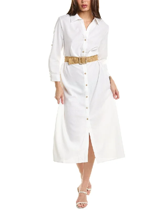 HL Affair Belted Shirtdress