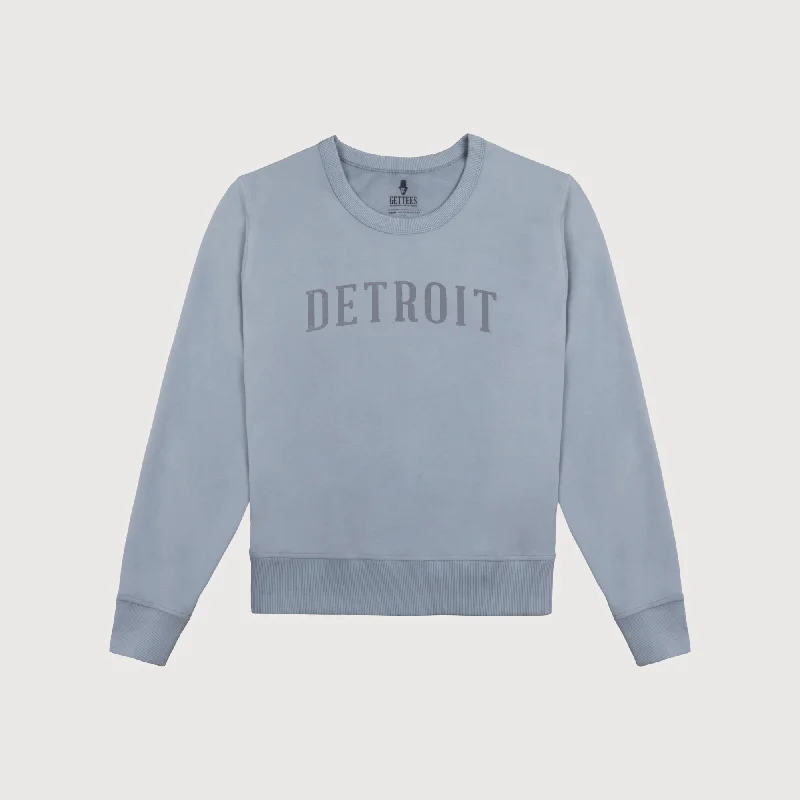 Women's Classic Detroit Crewneck - Slate