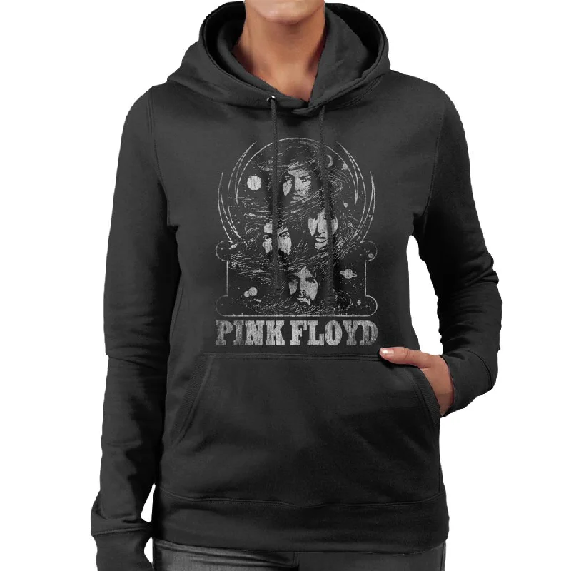 Pink Floyd Bandmates Faces Women's Hooded Sweatshirt