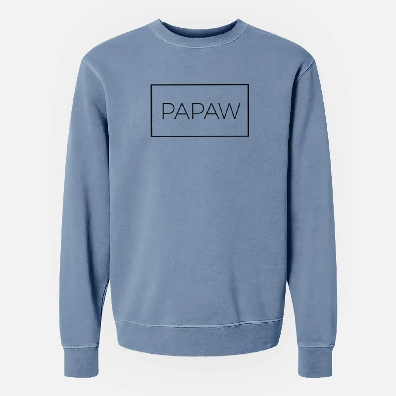 Papaw Boxed - 1 Line - Unisex Pigment Dyed Crew Sweatshirt