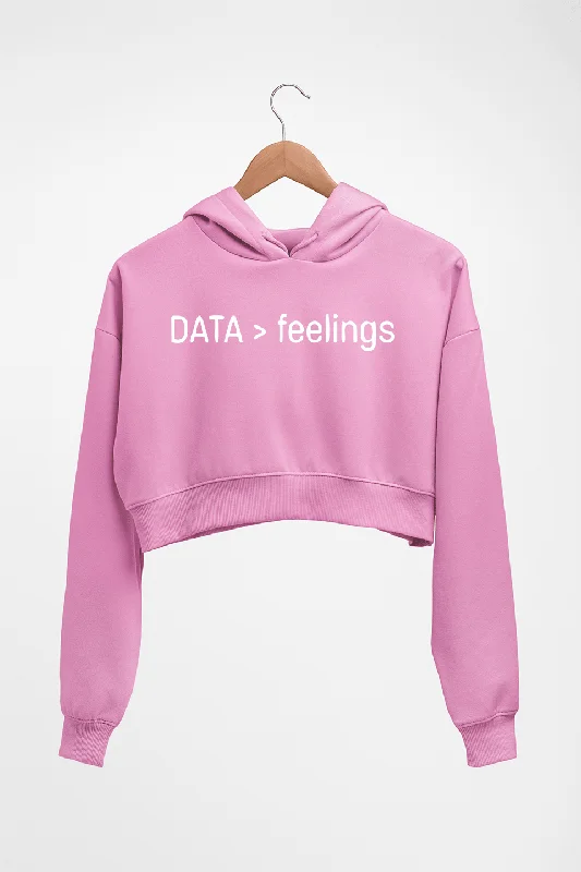 Data Crop HOODIE FOR WOMEN