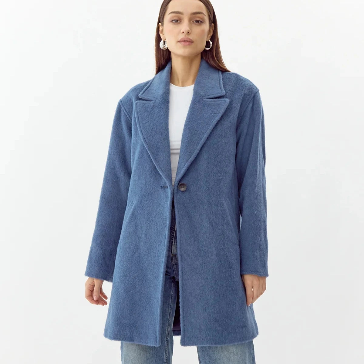 Bryce Coat | Denim Blue