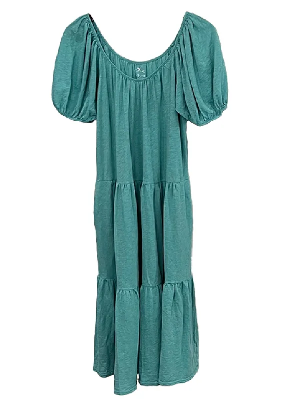 Women's Jane Long Knit Dress In Turquoise