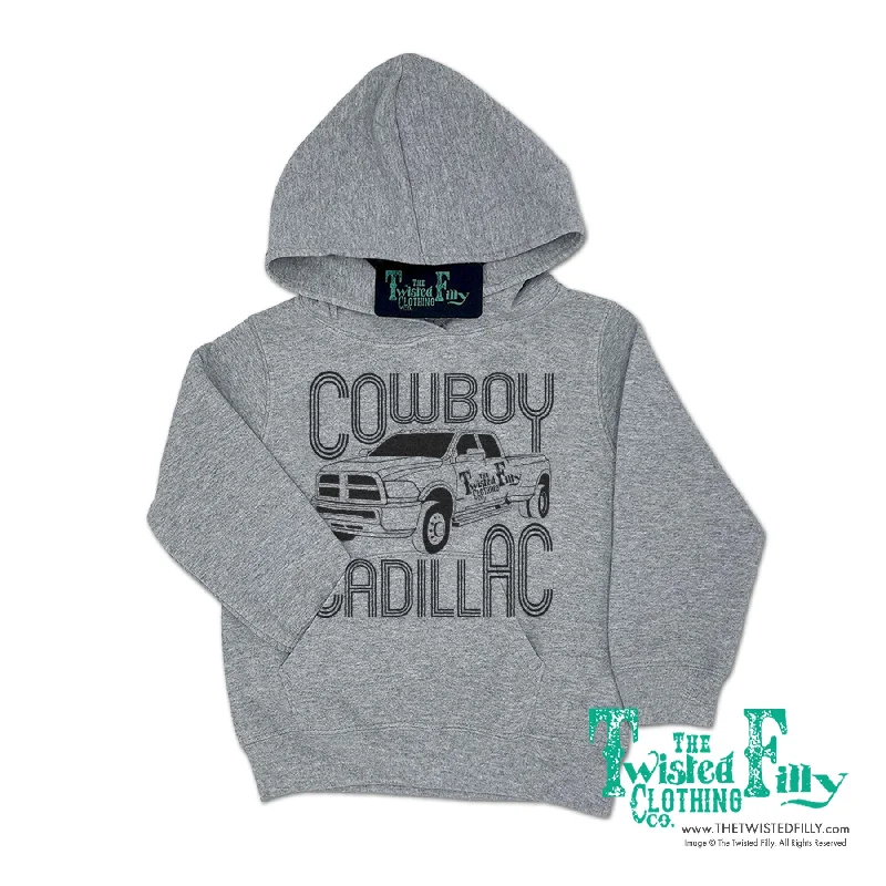 Cowboy Cadillac - Adult Hoodie - Athletic Heather Gray