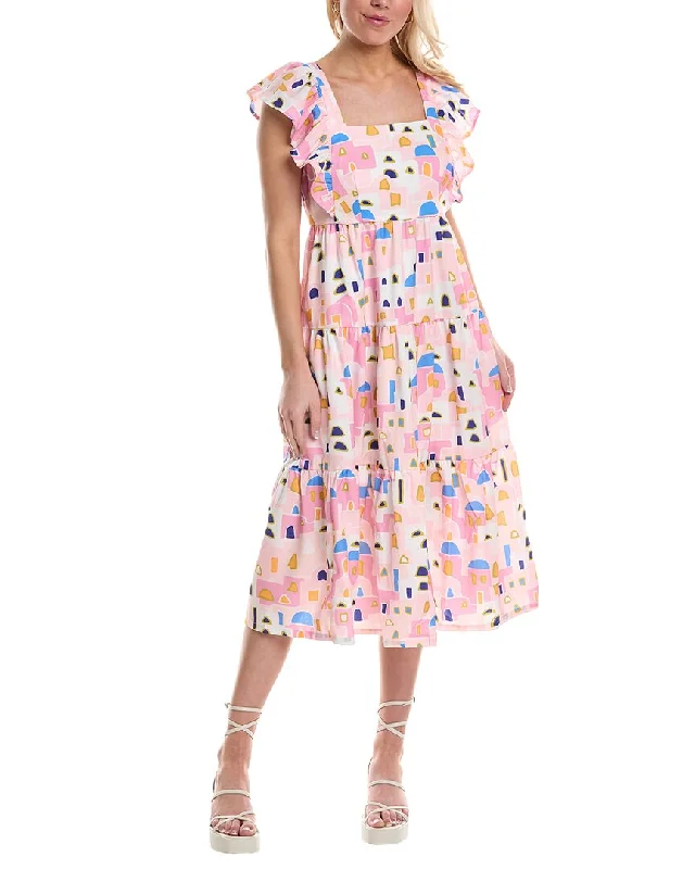 CROSBY by Mollie Burch Eloise Tie Midi Dress