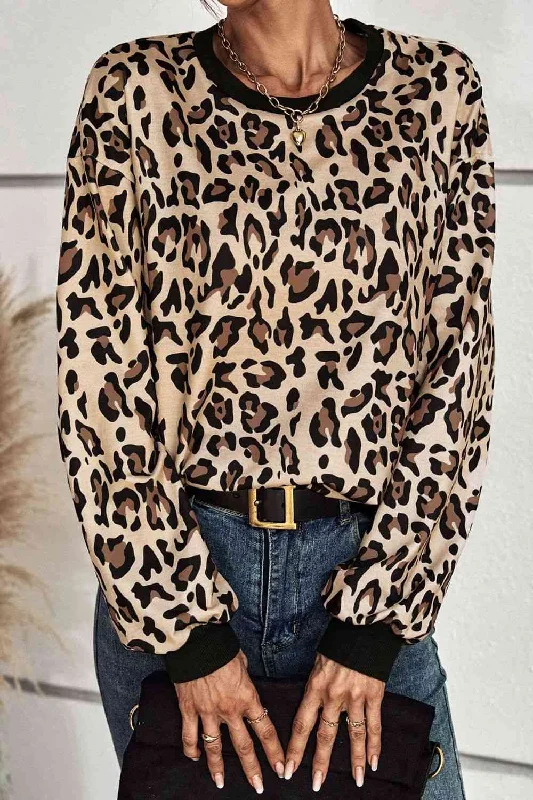 Beige/Leopard