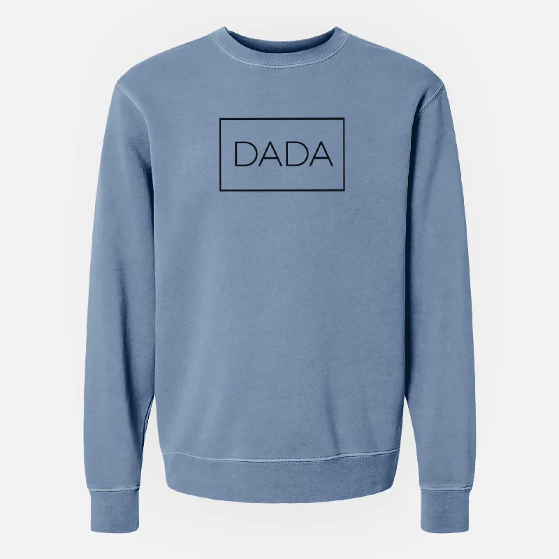 Dada Boxed - 1 Line - Unisex Pigment Dyed Crew Sweatshirt