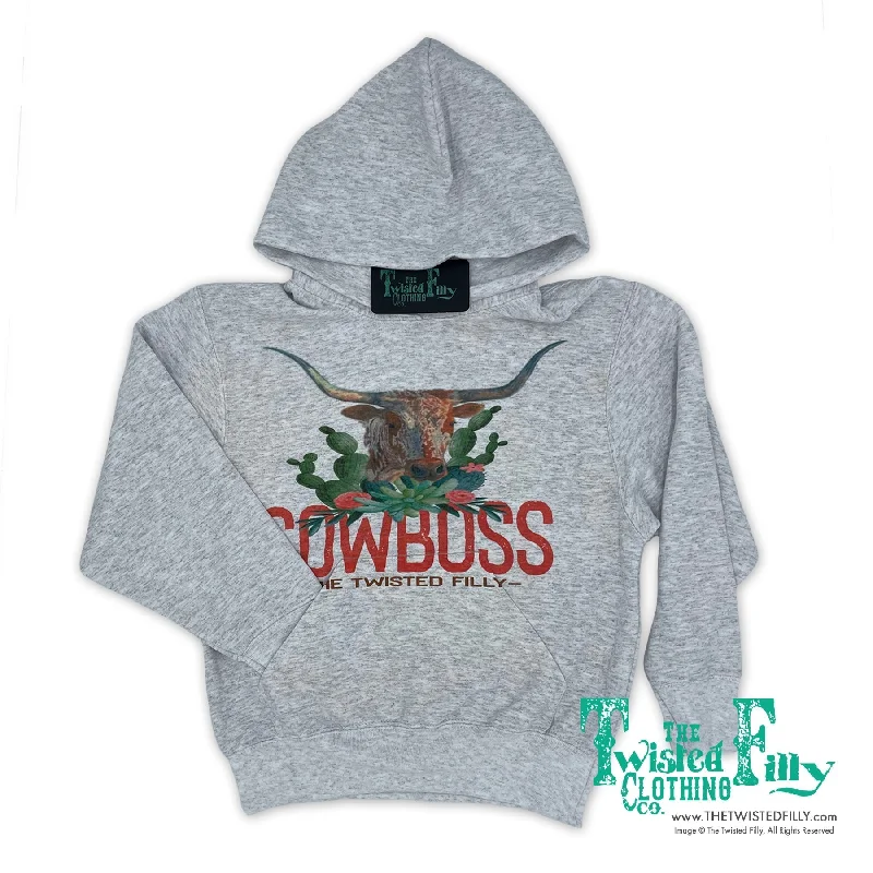 Cowboss - Adult Women's Hoodie - Gray