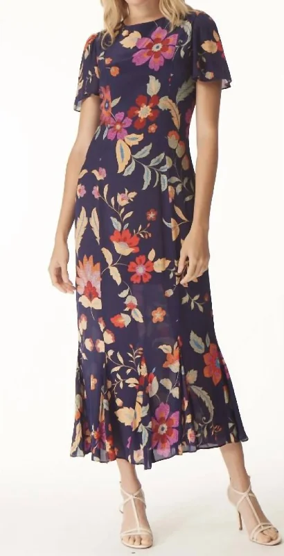 Chrissy Dress In Gypsy Garden Print