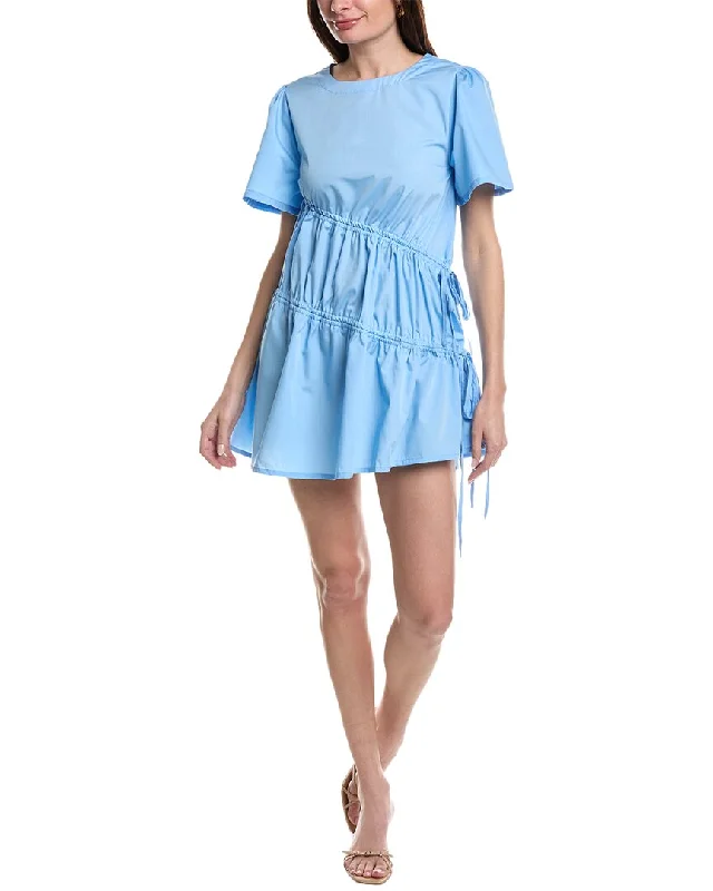 Maison Maar Drawstring Mini Dress