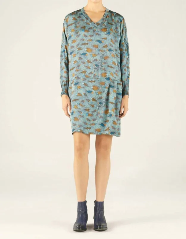 Fish Dress In Blue