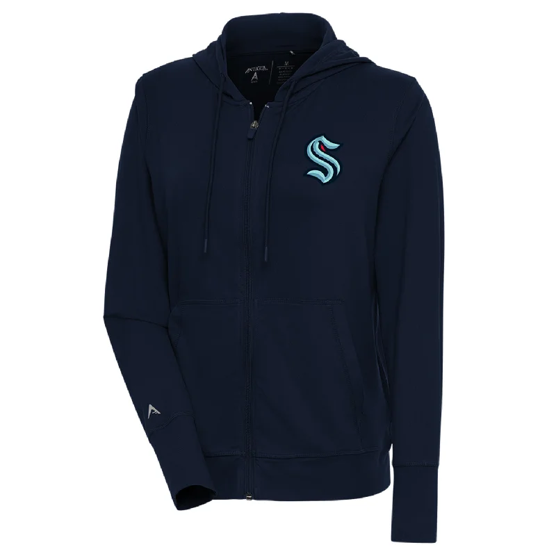 Seattle Kraken Antigua Womens Moving Full Zip