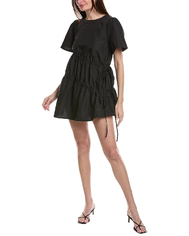 Maison Maar Drawstring Mini Dress