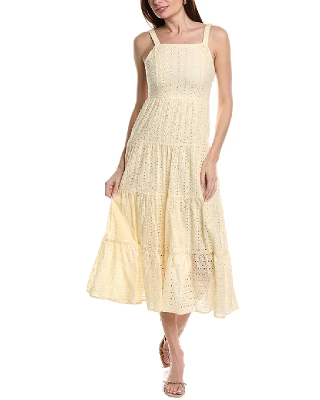 Maison Maar Eyelet Maxi Dress