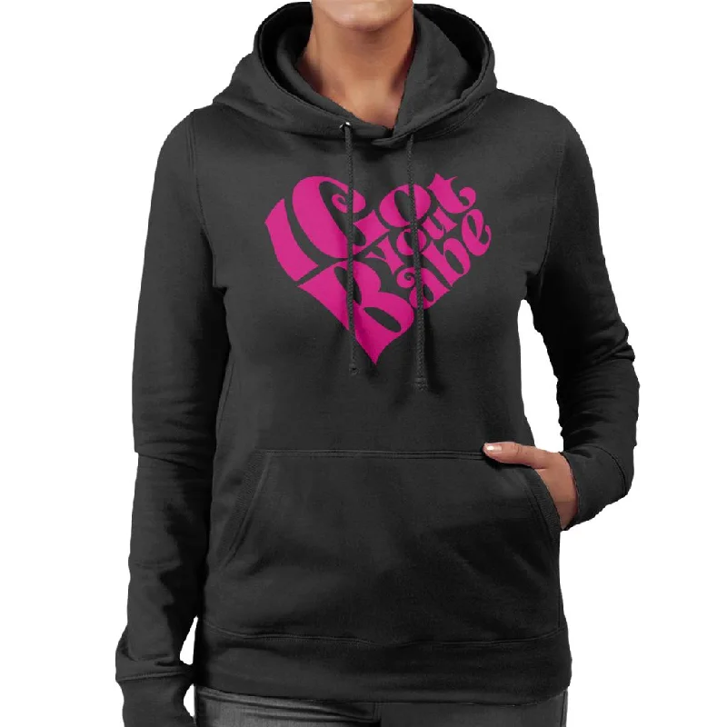 Sonny & Cher I Got You Babe Women's Hooded Sweatshirt