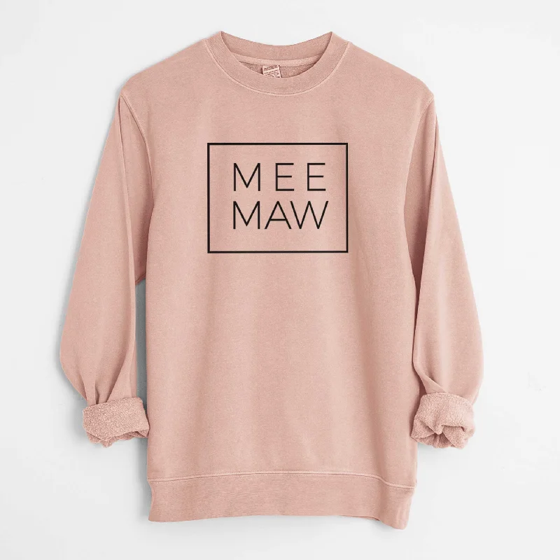 Mee Maw Boxed - Unisex Pigment Dyed Crew Sweatshirt