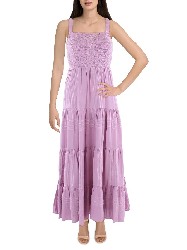 Kyara Womens Tiered Long Sundress