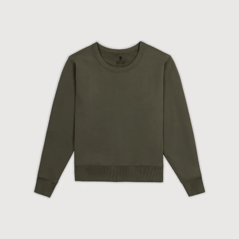 Women's Classic Crewneck - Olive