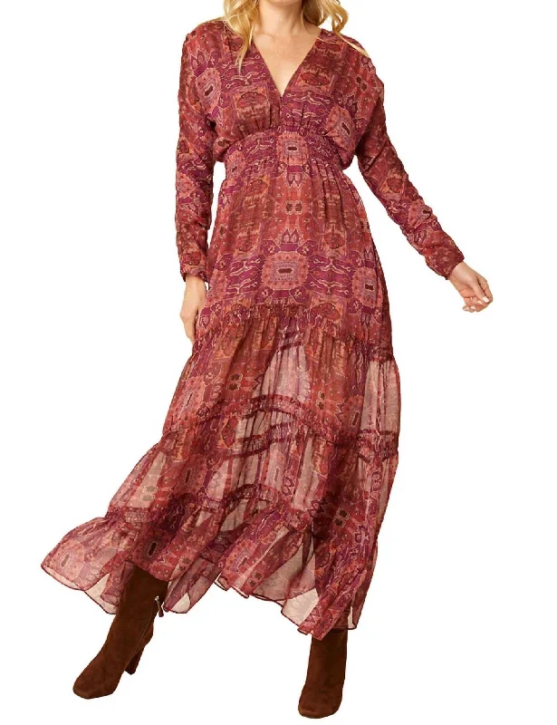 Anouska Dress In Septima Tapestry