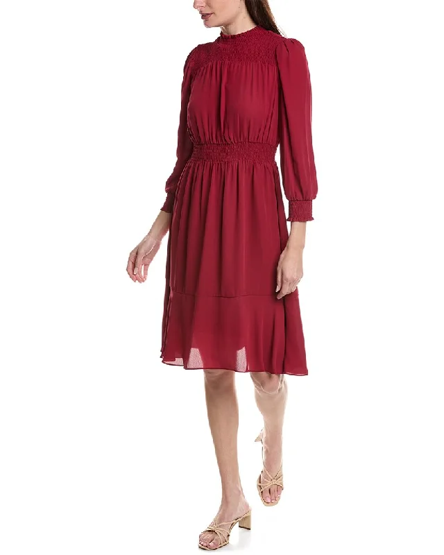 Nanette Nanette Lepore Crepe Chiffon Midi Dress