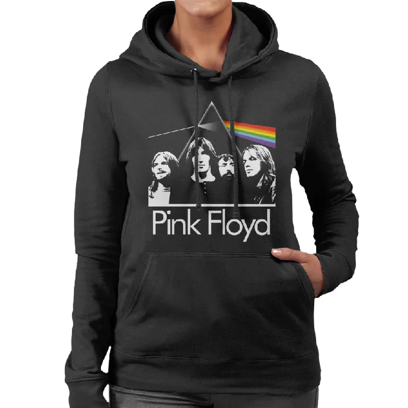 Pink Floyd Bandmates Prism Montage Women's Hooded Sweatshirt