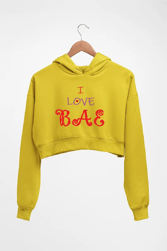 love BAE Crop HOODIE FOR WOMEN