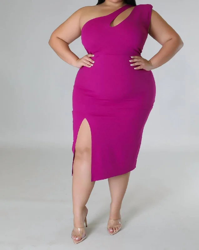 Violeine Dress In Magenta