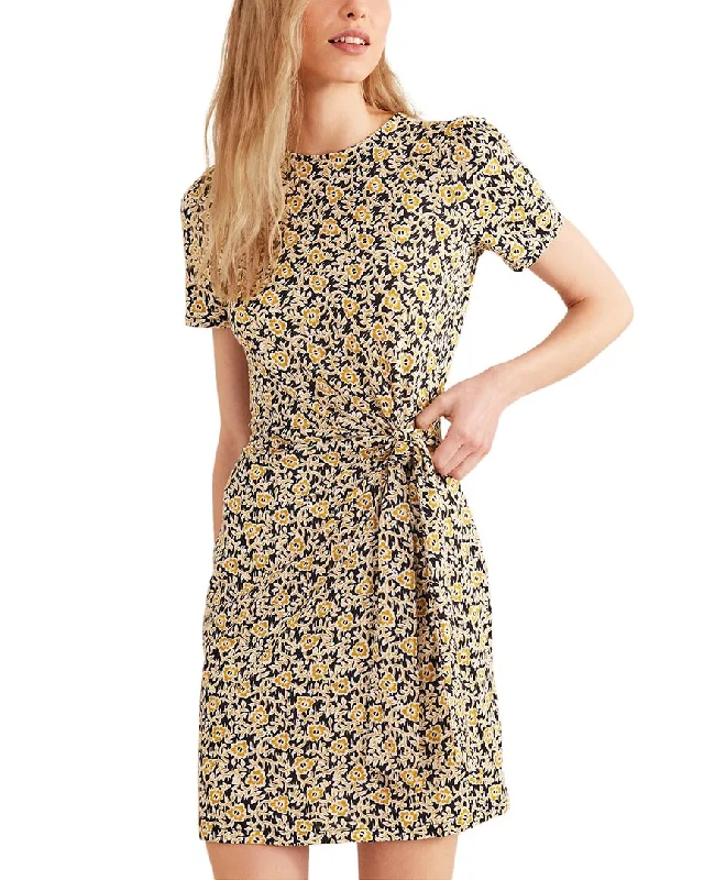 Boden Knot Front Jersey Dress