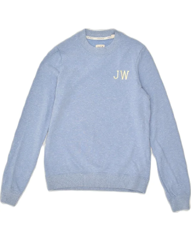 JACK WILLS Womens Sweatshirt Jumper UK 6 XS Blue Polyester