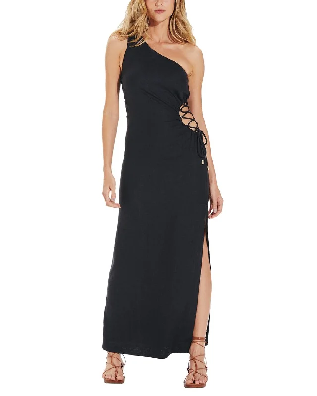 ViX Solid Carina Detail Long Dress