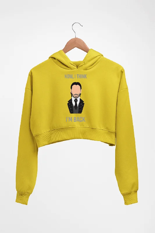 John Wick Crop HOODIE FOR WOMEN