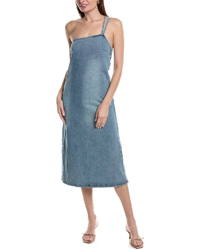 Moonsea Denim Midi Dress