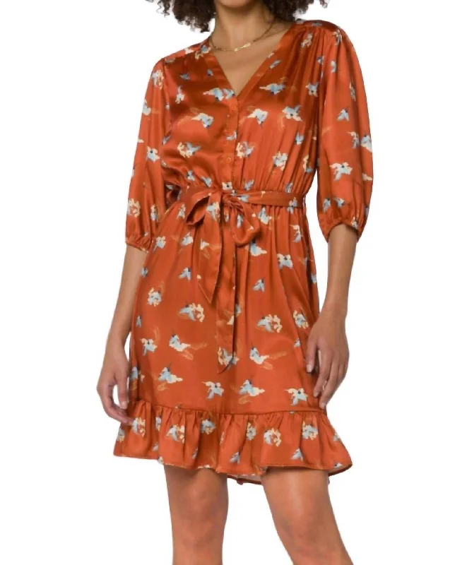 Cranes Dress In Rust