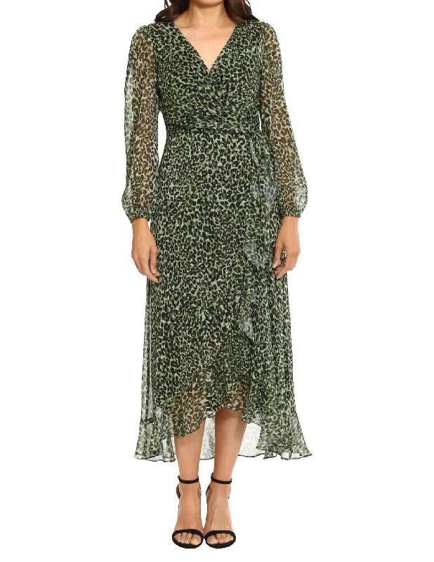 Maggy London Thora Dress In Green