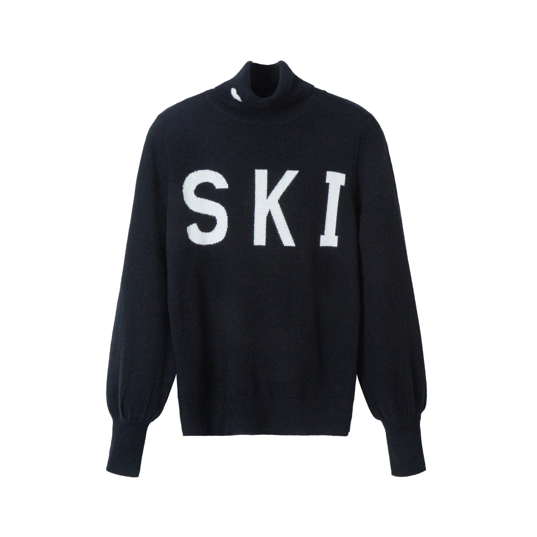 Ski Turtleneck Sweater | Black