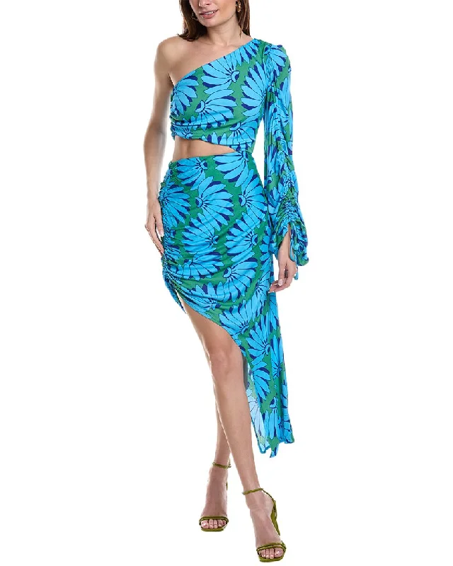 FARM Rio Copacabana Green Midi Dress