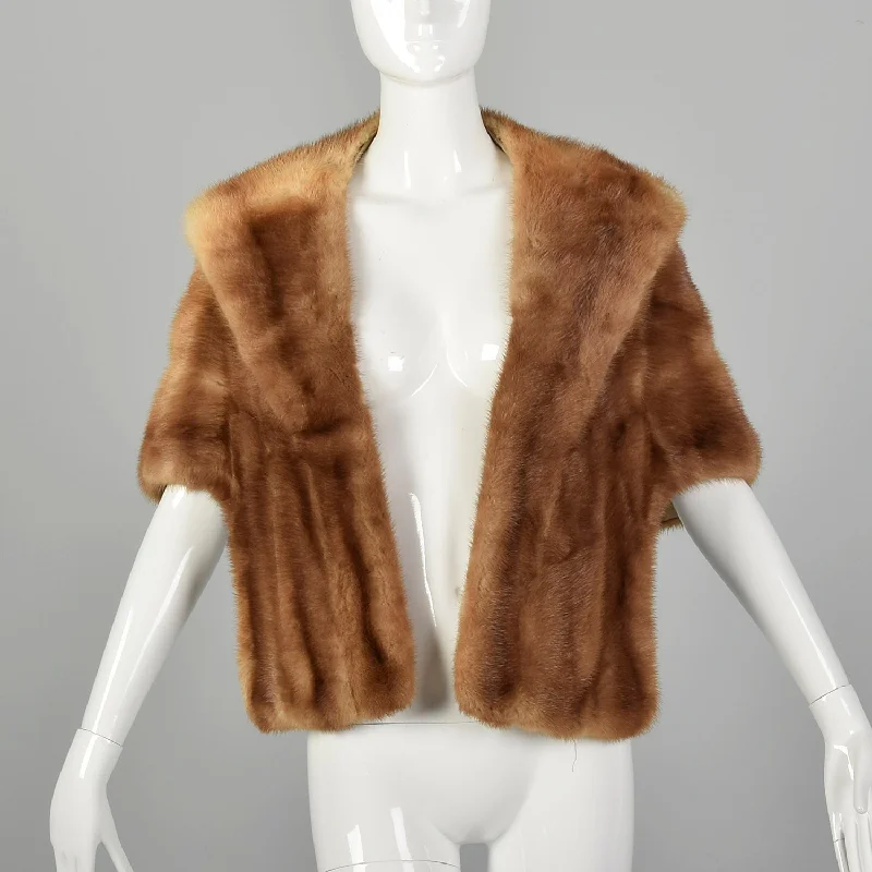 XS-Medium 1950s Mink Stole