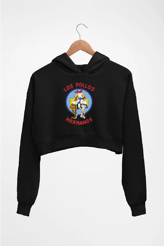 Los Pollos Hermanos Breaking Bad Crop HOODIE FOR WOMEN