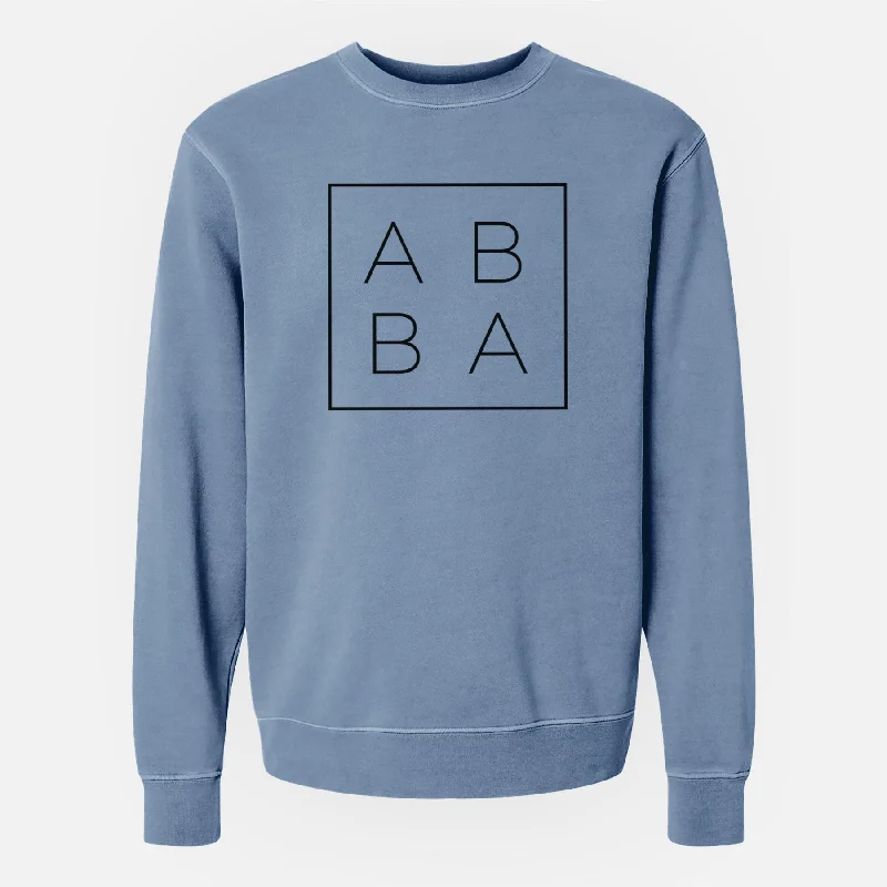 Abba Boxed - Unisex Pigment Dyed Crew Sweatshirt