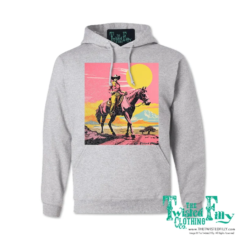 Desert Cowgirl - Adult Womens Hoodie - Assorted Colors