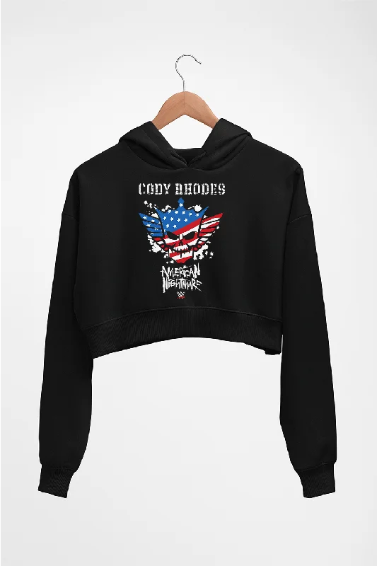 Cody Rhodes American Nightmare WWE Crop HOODIE FOR WOMEN