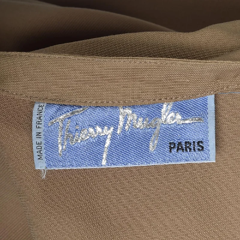 XS Thierry Mugler  1980s Tan Jacket