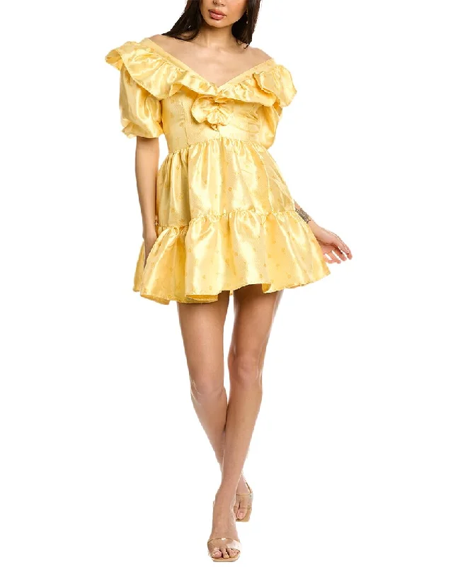 SISTER JANE Starfish Ruffle Mini Dress