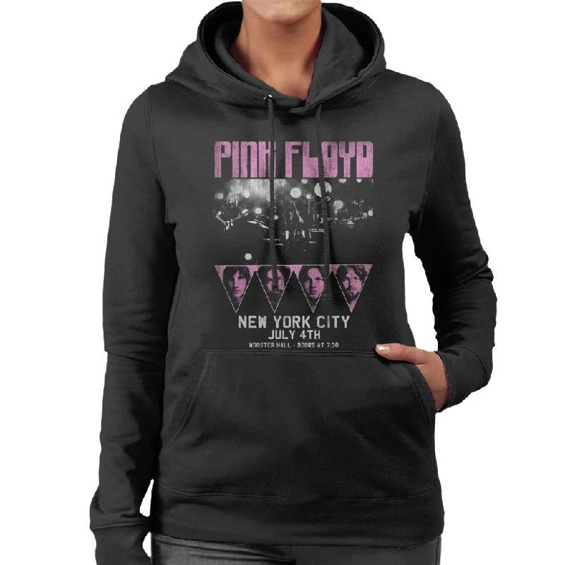 Pink Floyd July 4th New York City Tour Women's Hooded Sweatshirt