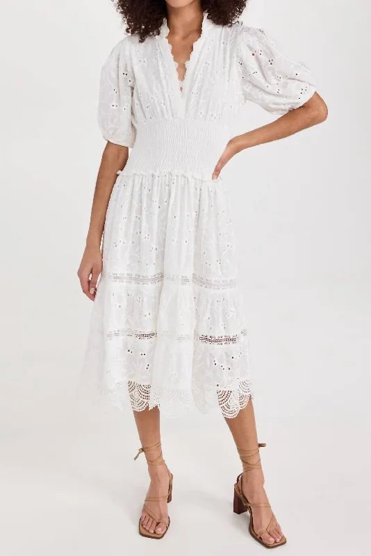 Torrente Dress In White